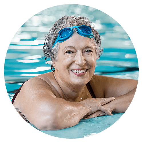 Senior Woman Swimming